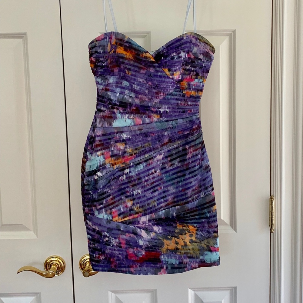 Bcbg strapless dress